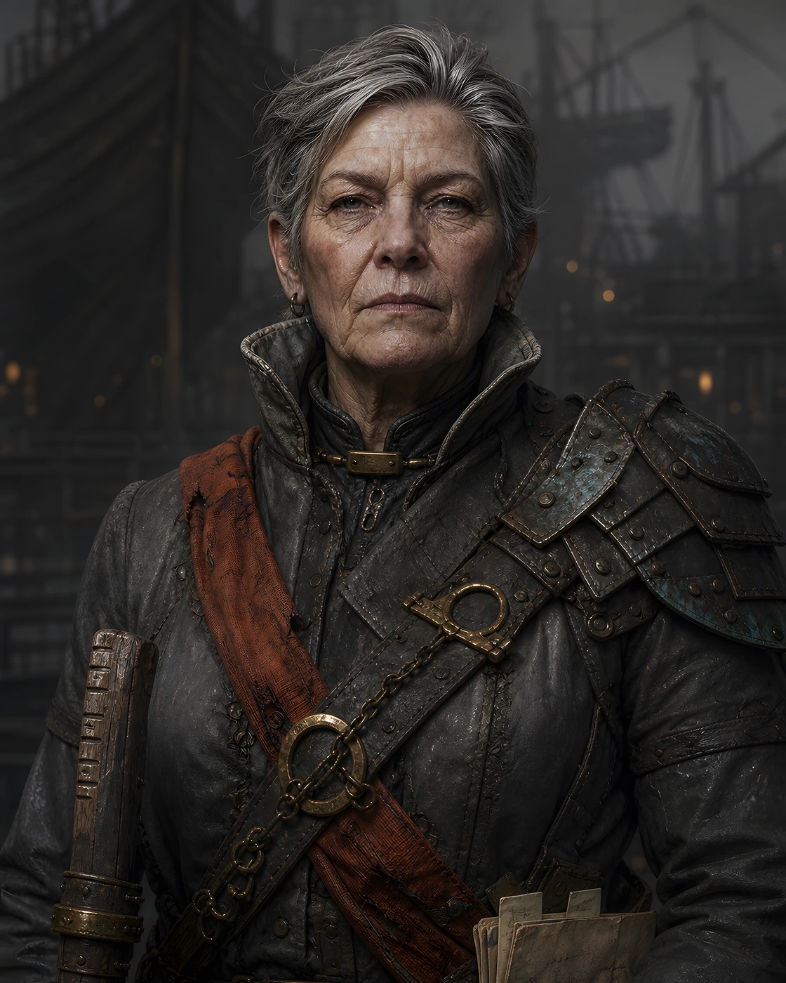 Portrait of Marshal Yesa Corrun, woman protagonist for Ardent Concord.
